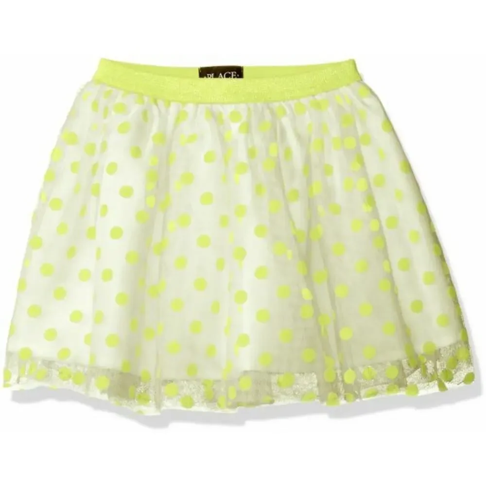 The Children’s Place Neon Polka Dot Skirt S 5/6
